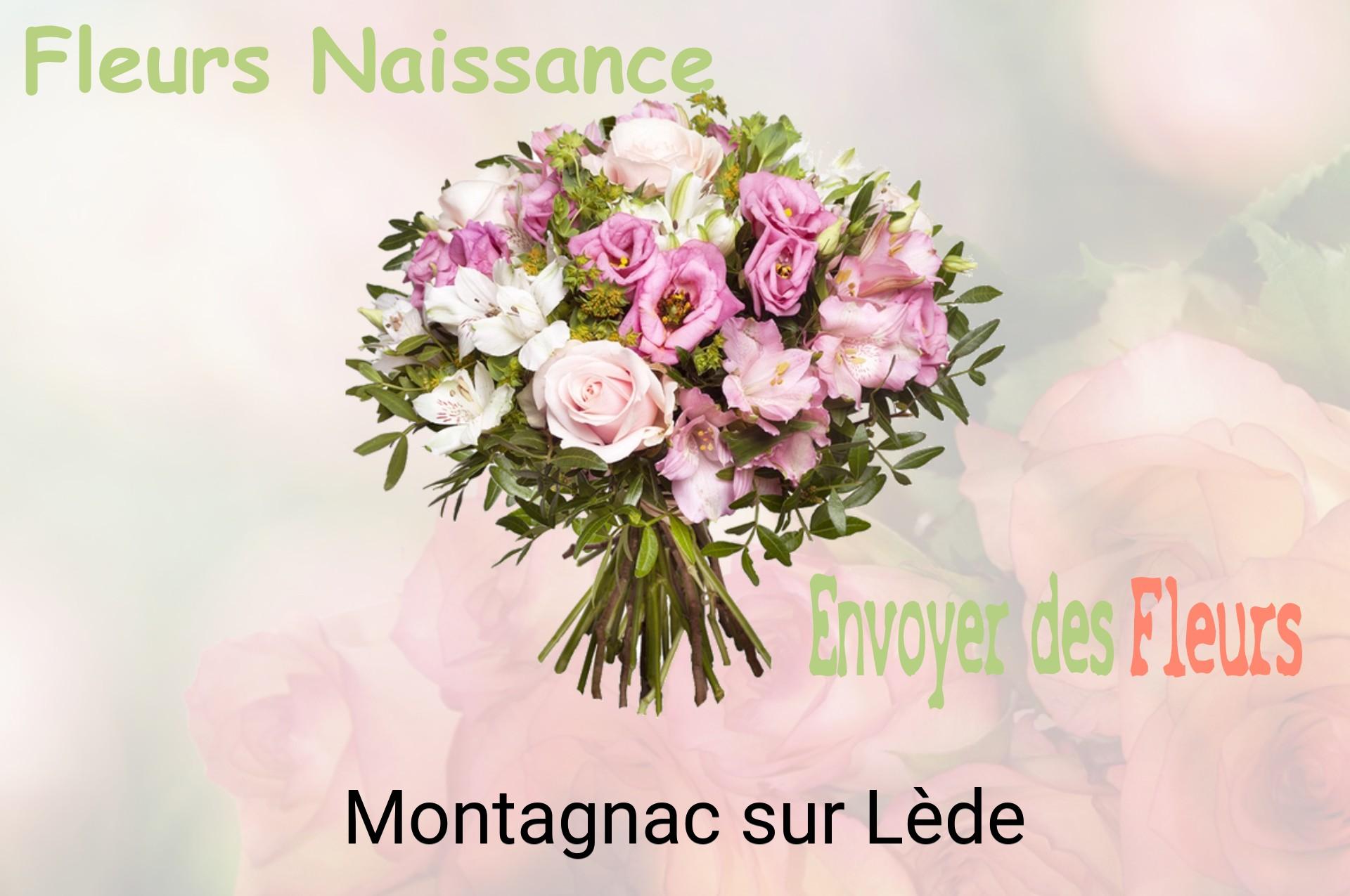 Bouquet de fleurs de naissance livré à Montagnac-sur-Lède